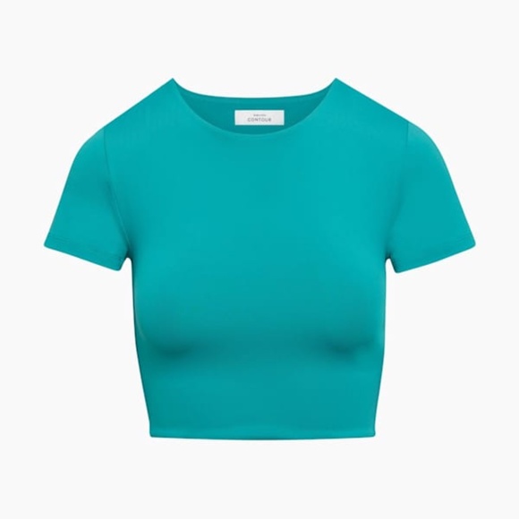 Contour Crew Cropped T-shirt - Picture 1 of 1